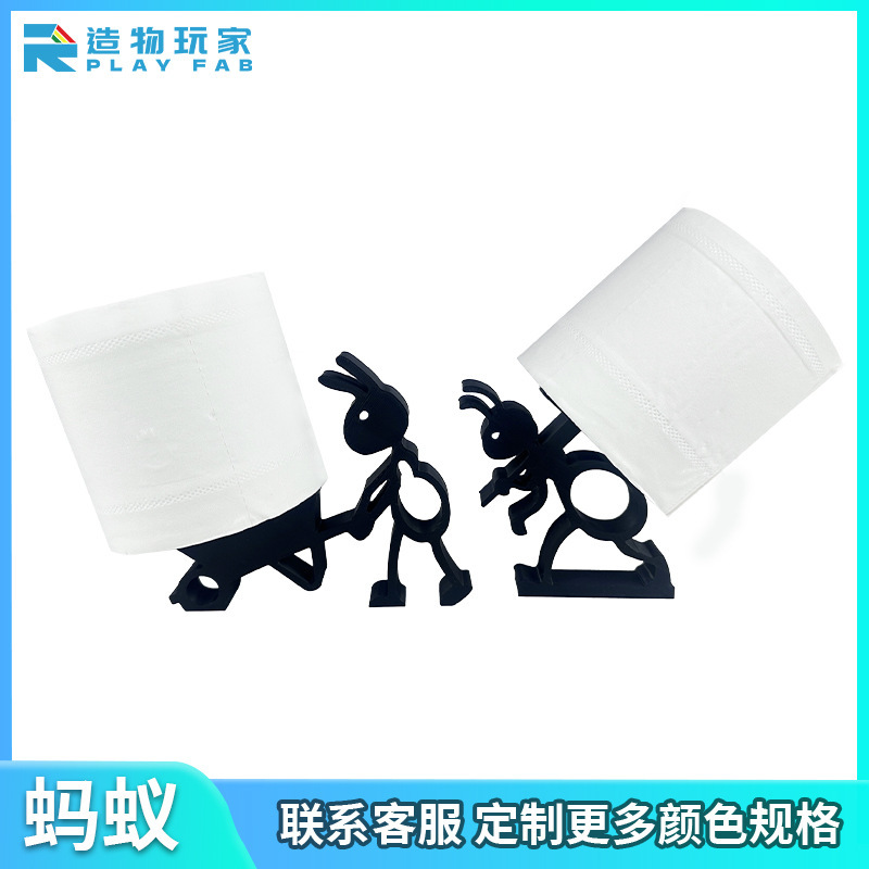 跨境爆品3d打印Ant paper roll holder蚂蚁卷纸架浴室卷纸摆件|undefined