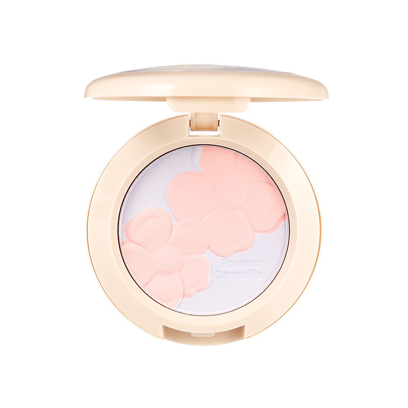 xixi花语微醺腮红双色花朵提亮气色粉质细腻自然修饰显白女孩新手