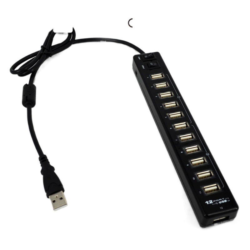 Fábrica al por mayor de 12 puertos de expansión Dock USB multi-Puerto divisor Hub interfaz hub para extensor de ordenador