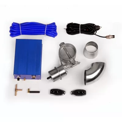 Stainless Steel Remote Control Car Pneumatic Exhaust Valve Electric Variable Sound Modification Valve Sound Exhaust Pipe Cross-Border (Exhaust pipe) - 06-20-63mm-vacuum-valve