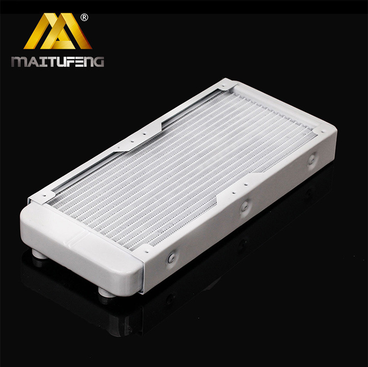 水冷水排散热器电脑cpu显卡水冷排水排240铝排白色台式机主机