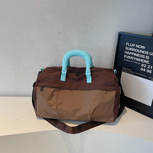 时尚休闲旅行包大容量短途出行行李包干湿分离独立鞋仓运动健身包