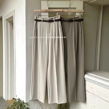 预25131崭新出炉-配腰带春款西装裤-不退换