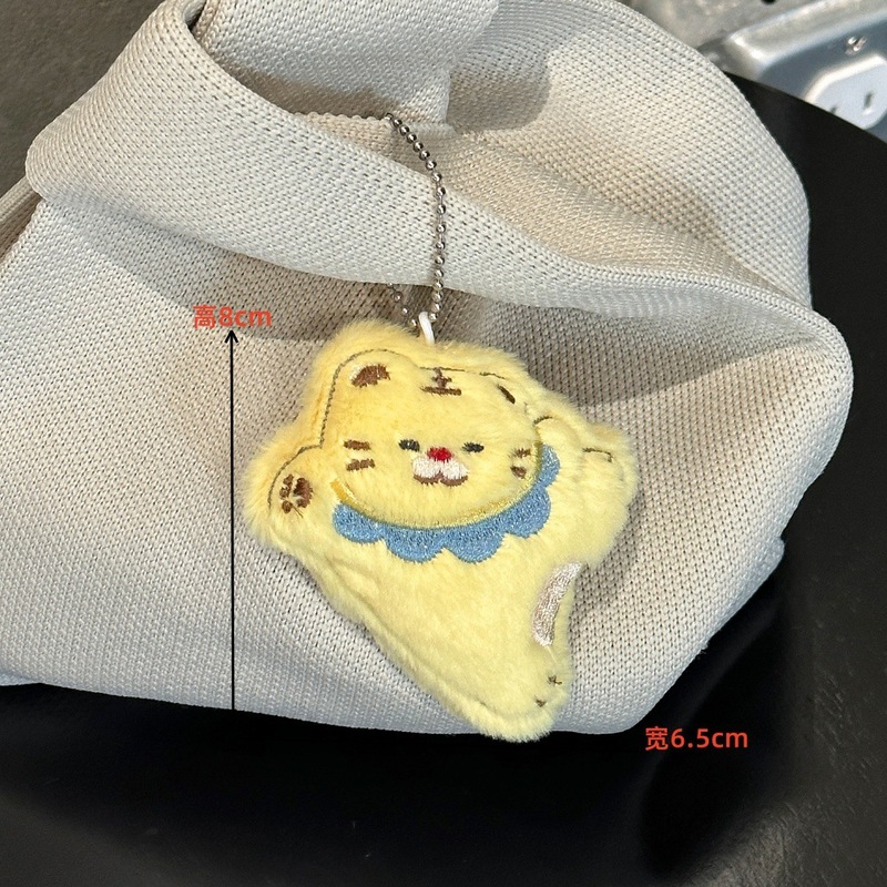新款可爱小动物毛绒玩偶挂件卡通小熊小狗小兔黑猫学生书包玩偶|undefined
