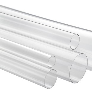 Factory custom pvc plastic tube transparent tube pvc hollow tube plastic hard tube pc tube extruded cylindrical tube