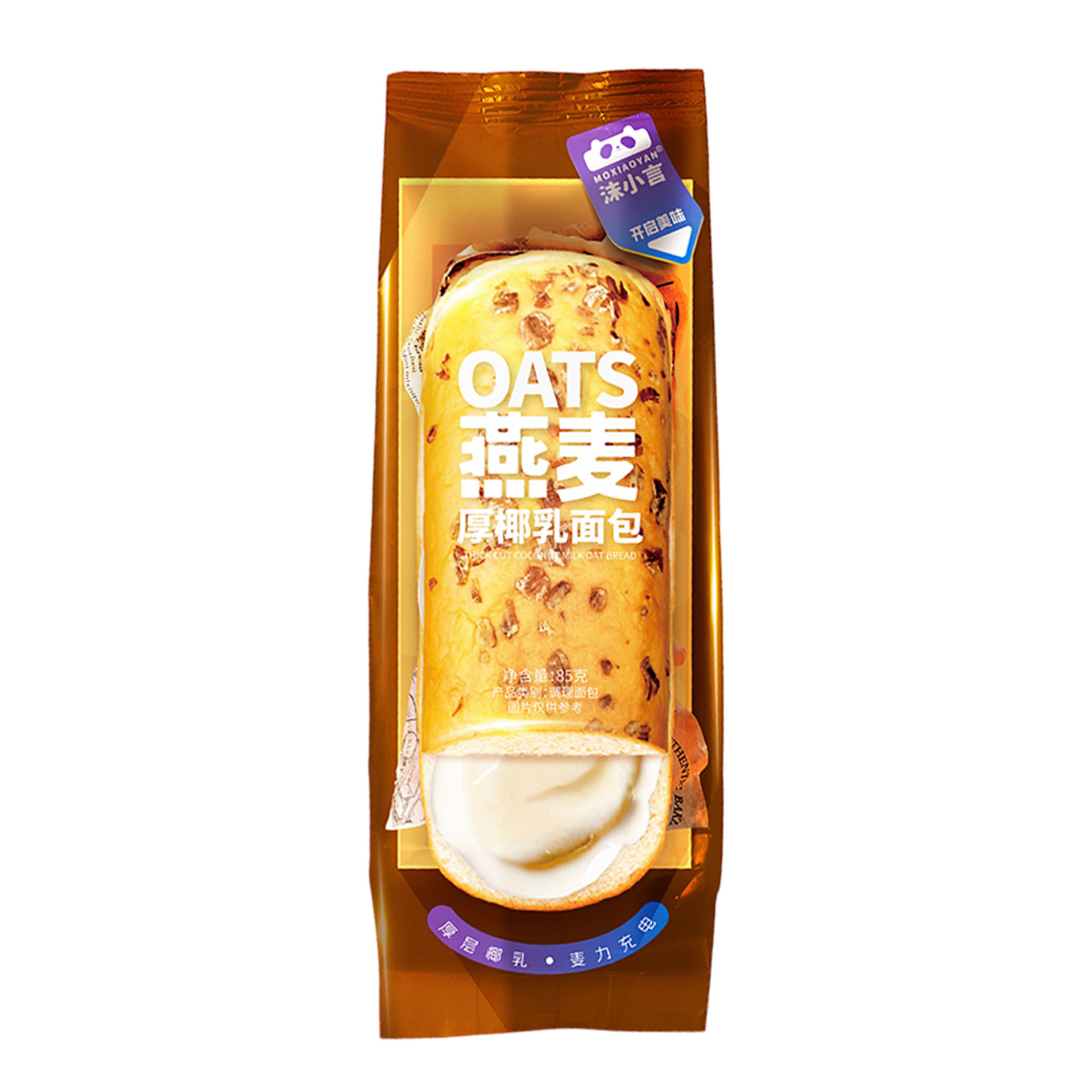 모샤오옌 오트밀 코코넛 밀크 브레드 100g