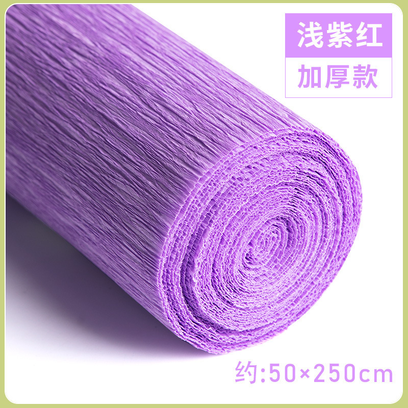 厚い色のしわの紙の手作りの花のDIYの製作材料の巻きのしわの紙の手作りのバラのしわの紙|undefined