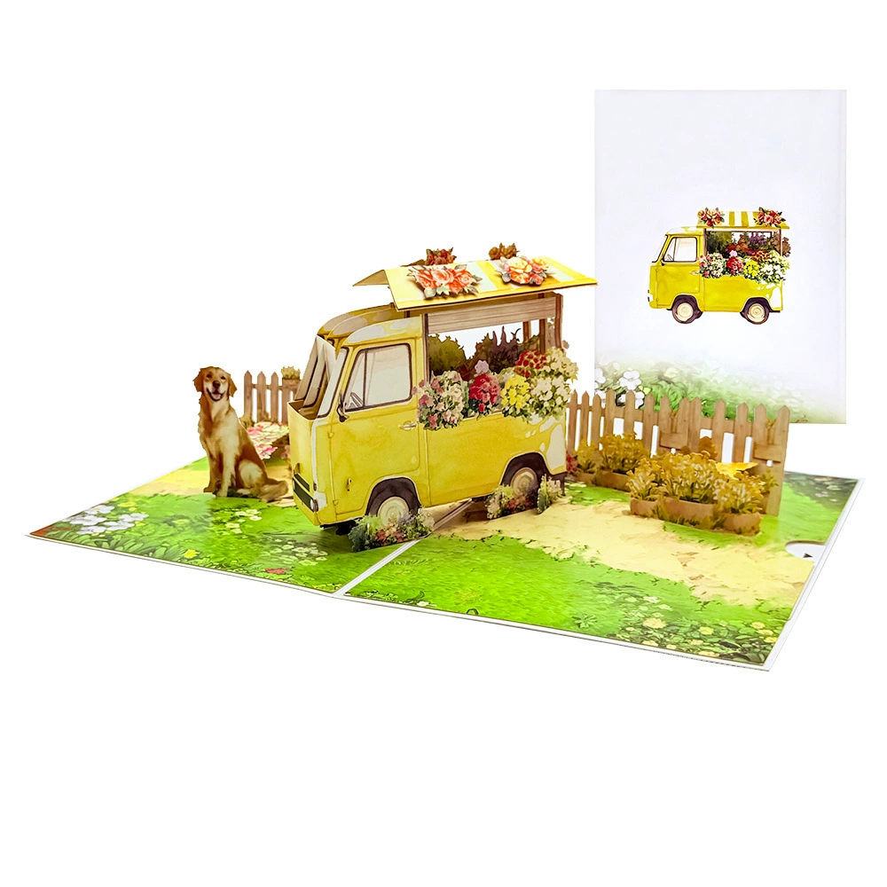 Новые креативные поздравительные открытки для друзей, маленькие открытки с 3D-резьбой по бумаге для мам, поздравительные открытки на День Благодарения, трансграничная оптовая торговля