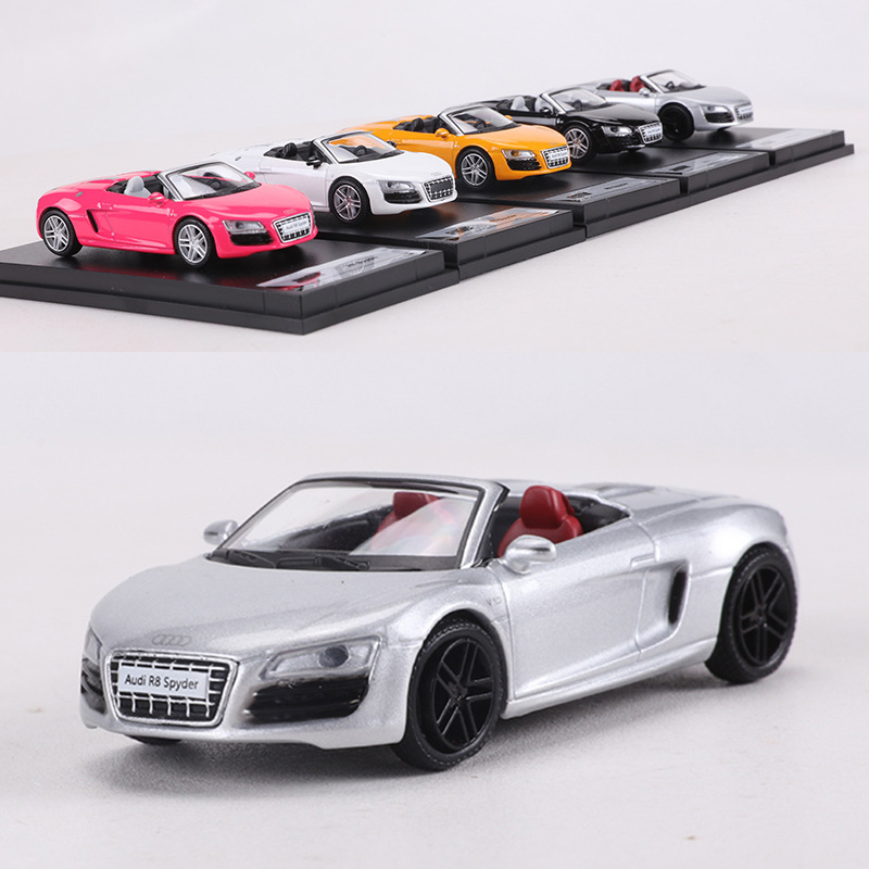 Shadow 1:64 Audi R8 V10 Spyder Convertible Alloy Artificial Car Model