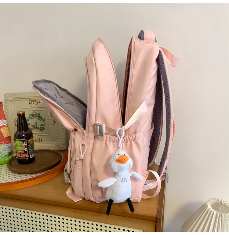 Exquisite schoolbag, large-capacity lightweight backpack for both men and women, backpack for 2024 junior high school, senior high school and college students, for commuting undefined
