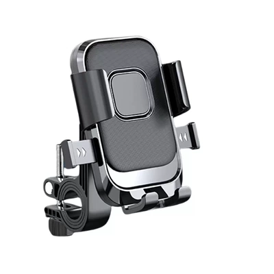 German Precision Electric Vehicle Phone Holder, Electric Motorcycle, Delivery E-Bike, Mountain Bike, In-Car Phone Mount (Car phone holder) - 088-handlebar-style-black