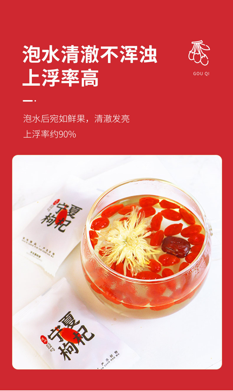 Dried Goji Berries 250g Jar Ningxia Zhongning Gou Qi Zi Unsulfured Premium Goji Fruit quality and texture
