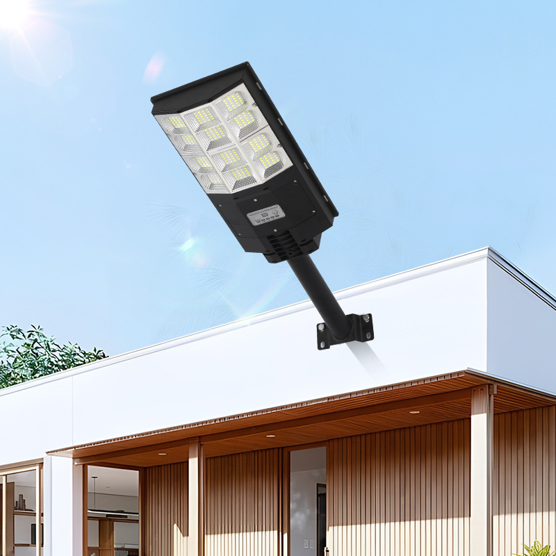 屋外ソーラーLED一体化街路灯新農村道路三面発光感応景観庭灯街灯|undefined