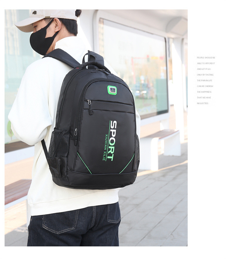 Men's high-end backpack, business computer bag, outdoor hiking bag, schoolbag, large-capacity USB computer bag undefined