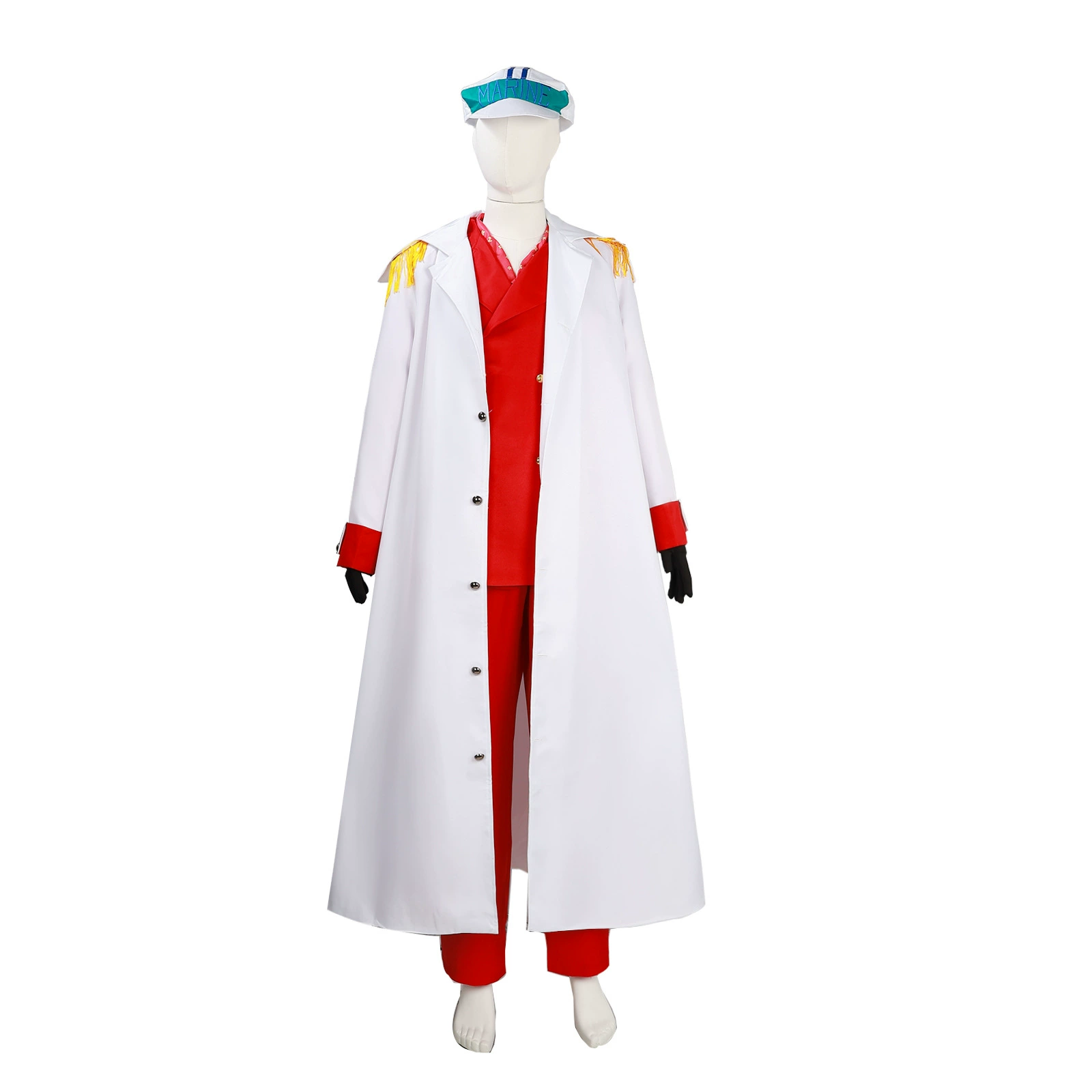 Косплей-костюм One Piece, пятеро старших морских адмиралов, костюм Кизару, Акаину, Сака, Фудзитора
