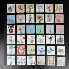 Transparent Hooks Self-Adhesive No-Hole Wall Mount Strong Invisible Hooks Plastic Creative Bathroom Kitchen Hooks