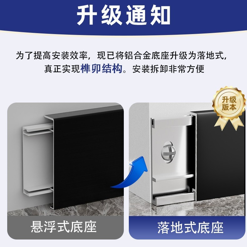 无痕铝合金踢脚线3cm5cm4cm6cm极窄金属地脚线加厚墙脚线铝材批发|undefined