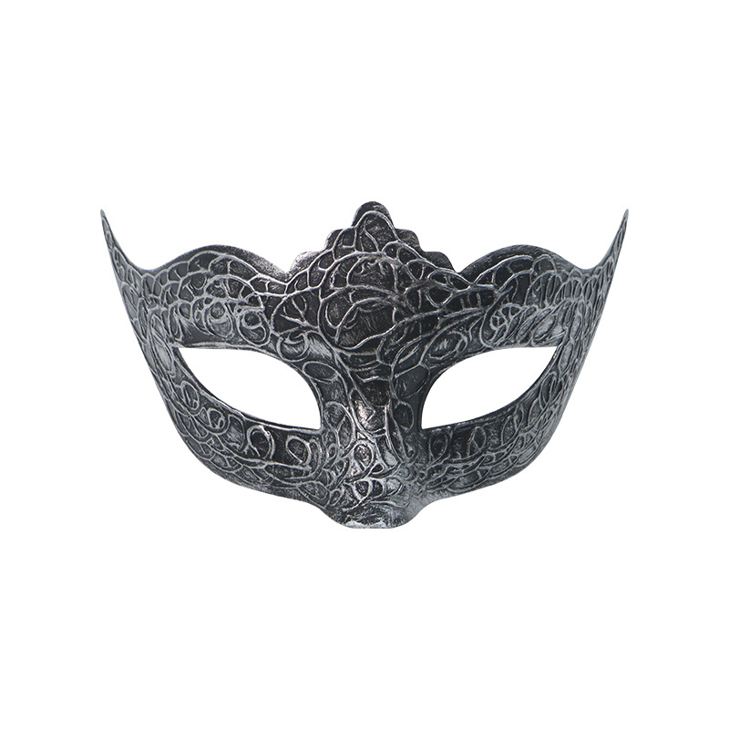 Amazon ventas calientes retro mitad cara máscara de jazz Halloween carnaval máscara decoración de fiesta