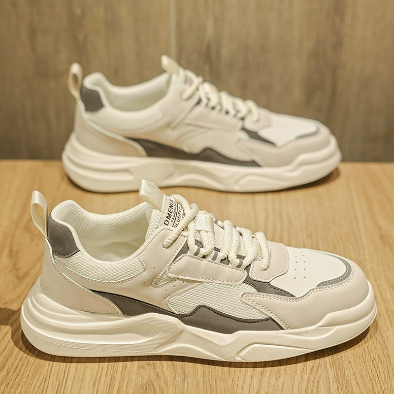 Весенние мужские туфли 2024 новые спортивные и повседневные нишевые туфли молодежные дикие туфли оригинальный дизайн для учащихся средней школы