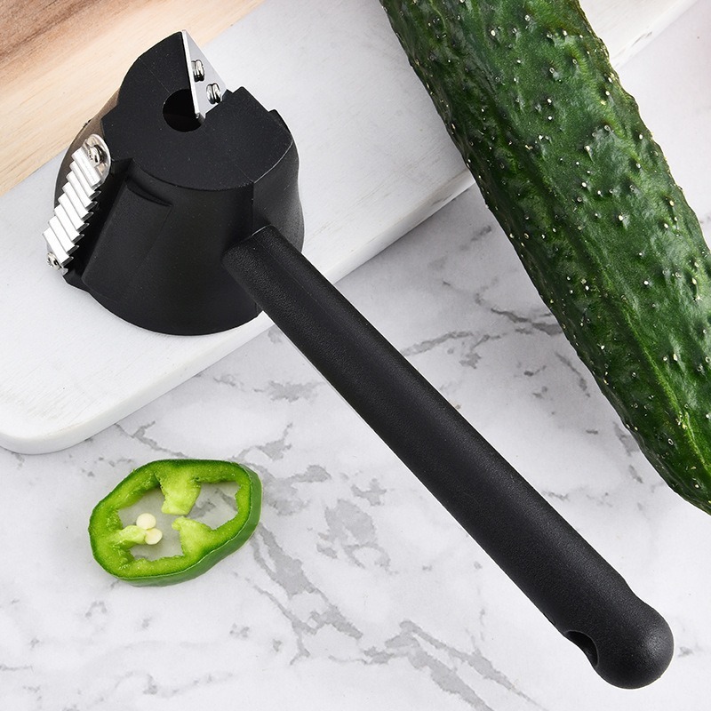 スポット多機能花巻き器ステンレス鋼スパイラルスライスサラダ花巻き器果物と野菜ニンジンキュウリシュレッダー|undefined