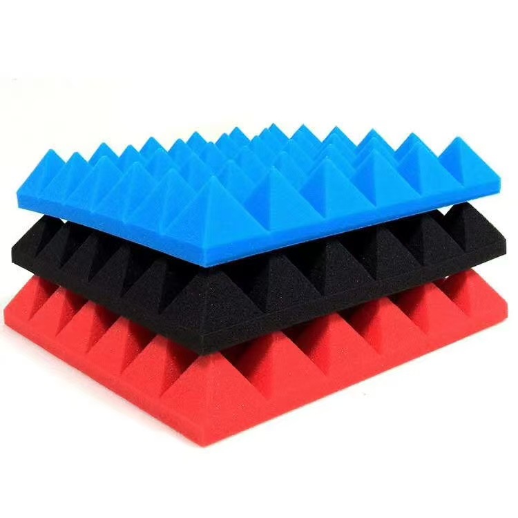 源头厂家阻燃隔音吸音绵减震鸡蛋棉金字塔隔音海棉 厂家可定ZHI