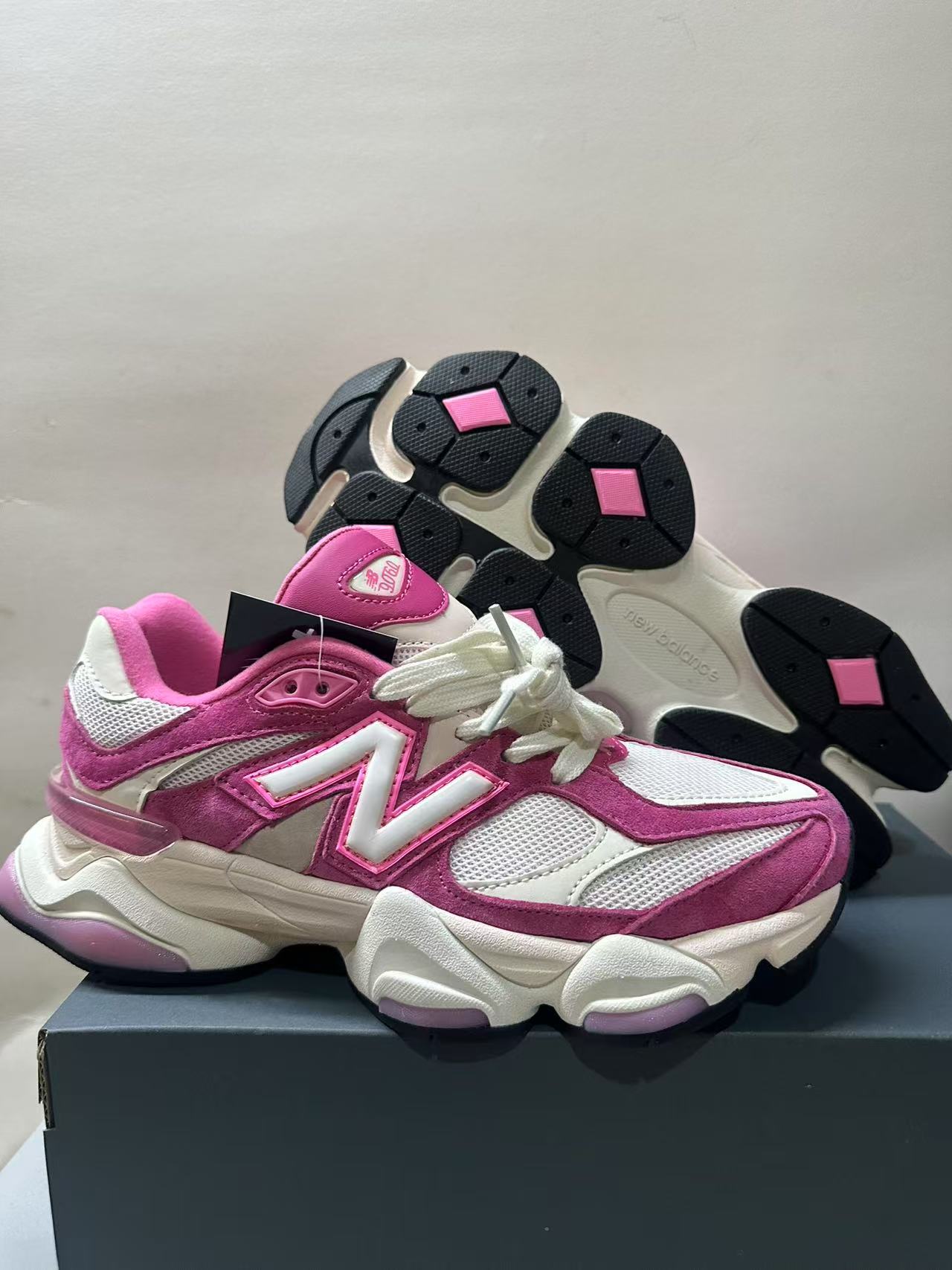 Zapatos Pitian puro comercio exterior original NB9060 tendencia de zapatos de papá retro altura pareja estudiantes hombres y mujeres zapatos deportivos para correr