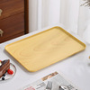 Imitation of oak wood grain home living room fruit tray rectangular dimmore disk fruit plate Shara plate hotel tea set tea tray