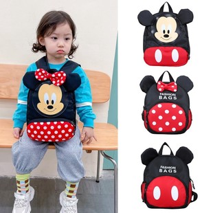 Cross-border Mickey Mouse Kindergarten Children's Schoolbag Cute Foreign-style Baby Girl Snack Backpack Trendy Small Backpack