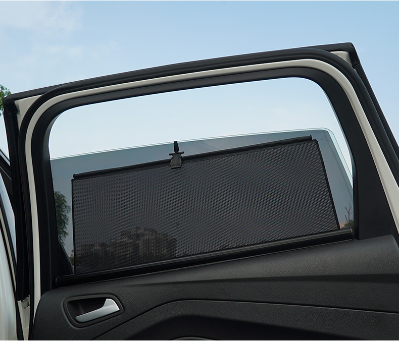 Automatic Retractable Car Sunshade Curtain, Mesh Sunshade for Sun Protection and Heat Insulation, Specialized for Car Side Windows