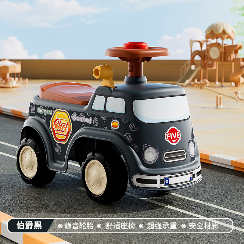 Coche de torsión para niños, coche de bomberos para niños, patineta de 1 - 3 años de edad, coche de equilibrio de cuatro ruedas, coche de juguetes para bebés