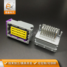 厂家直销 国产FCI车载电脑连接器24孔ECU接插件套装