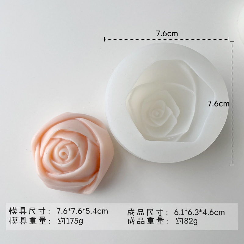 ✅ さまざまな花のシリコンモールド diy チョコレートフォンダンローズフラワー接着剤アロマセラピー石膏キャンドルモールド|undefined