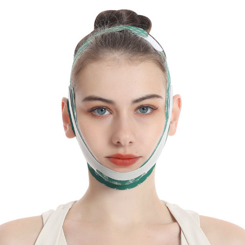 v-face mask, facial chin trainer, bandage, lifting and firming, sleeping household headgear to remove nasolabial folds, mask