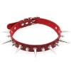 Красный (колье со сплавными шипами)