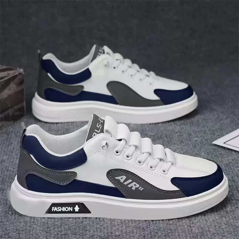 春季新款2025透气休闲一脚蹬男士潮流百搭板鞋工作耐磨潮鞋男