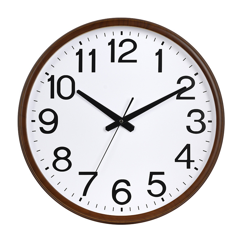 Fábrica personalizada al por mayor de gran tamaño mudo reloj creativo Reloj de pared simple sala de estar montado en la pared Reloj de pared sin perforar image 10