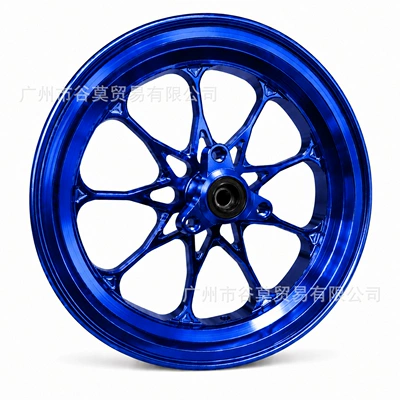 Motorcycle wheel hub Alloy Modified Hub - 12inch-dark-blue