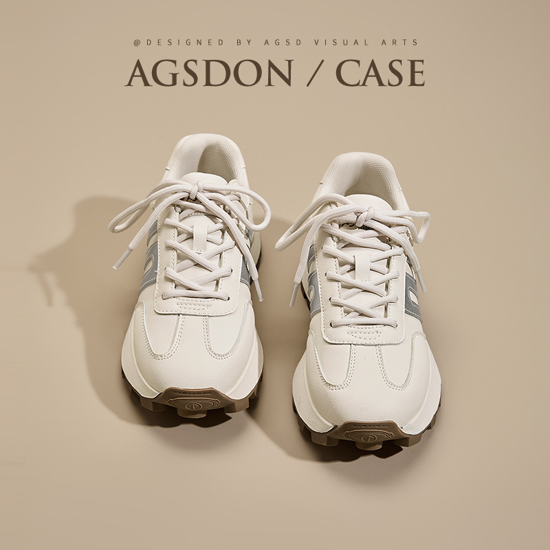 Augu Lion Dengde zapatos de entrenamiento para mujeres 2026 primavera nuevo muffin casuales zapatos de suela gruesa zapatos de skate estudiantes