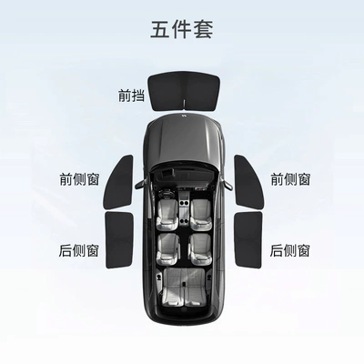 Style Anti-Peeping Privacy Sunshade, Car curtains - side-window-4-piece-set-front-guard-5-piece-set-for-the-whole-car-xiaomi-su7
