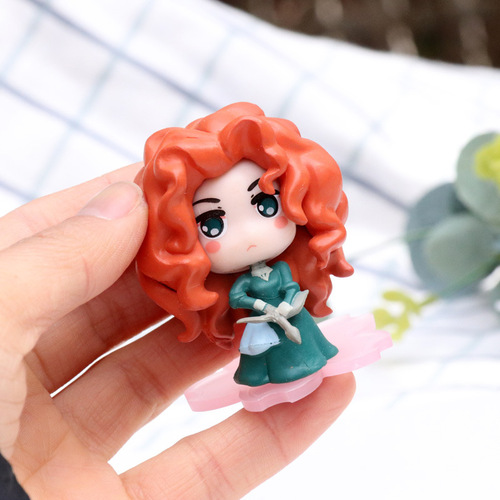 Anime Fairy Tale Snow White & Mermaid Figurine, Girly Doll Toy for Girls, Perfect Gift & Desk Decorative Display Piece