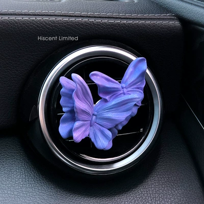 Car Perfume Aromatherapy Decoration Car Perfume High-grade Fragrance - dream-purple-butterfly