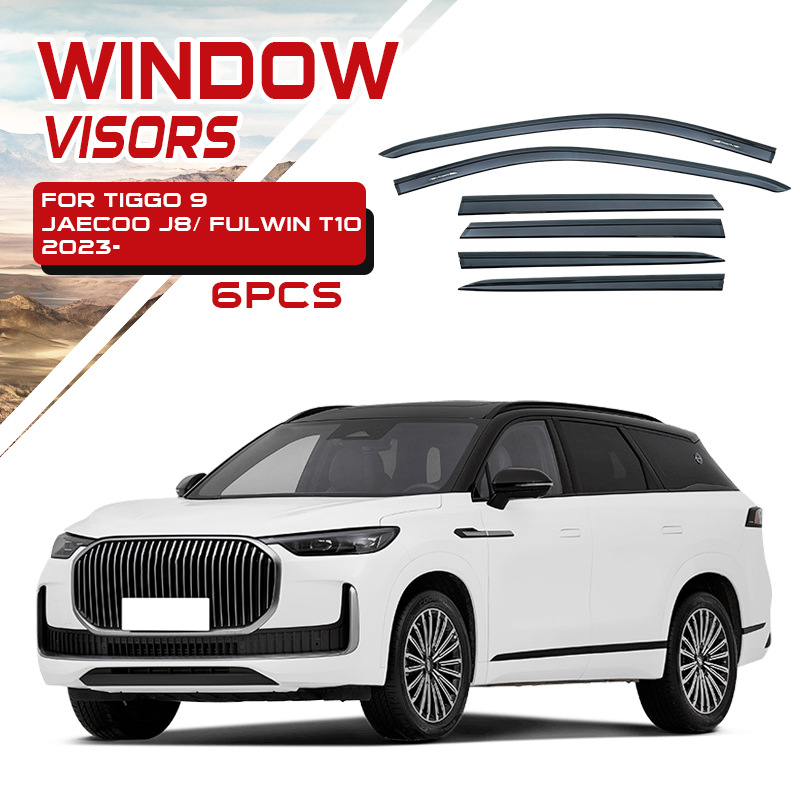 TXR es adecuado para Tiggo 9 Car Sunwatching Fengyun T10 Ventana de ventana de cejas de lluvia Panel de lluvia de visores de ventana