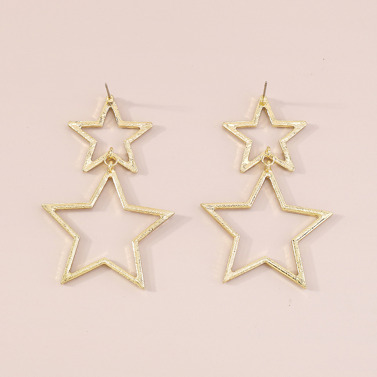 Wholesale Jewelry 1 Pair Elegant Star Alloy Rhinestones Earrings display picture 5