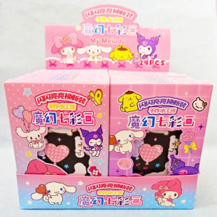 24 Boxes of Magic Colorful Painting Kidsren's DIY Transfer Painting Book Creative Cartoon Scratch Painting Book Toys Wholesale
