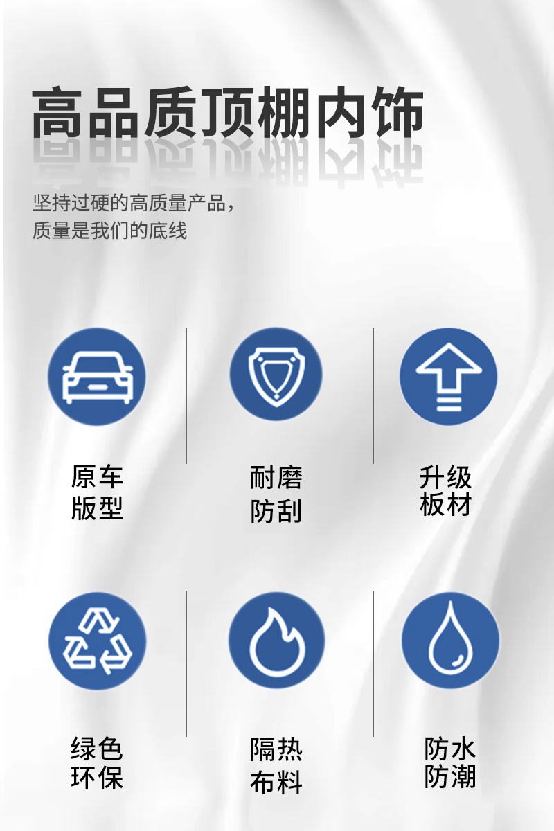 Suitable for Great Wall Wind骏//Great Wall Cannon Car Ceiling Lining, Interior Ceiling, and Large Ceiling Renovation and Restoration