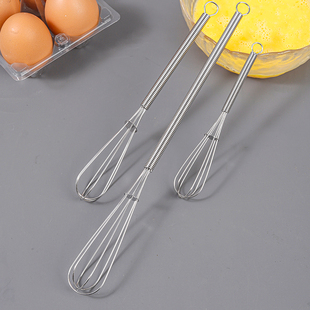♔ Stainless Steel Stirrer Mini Egg Beater Coffee Stirring Stick Manual Egg Pump DIY Baking Tool