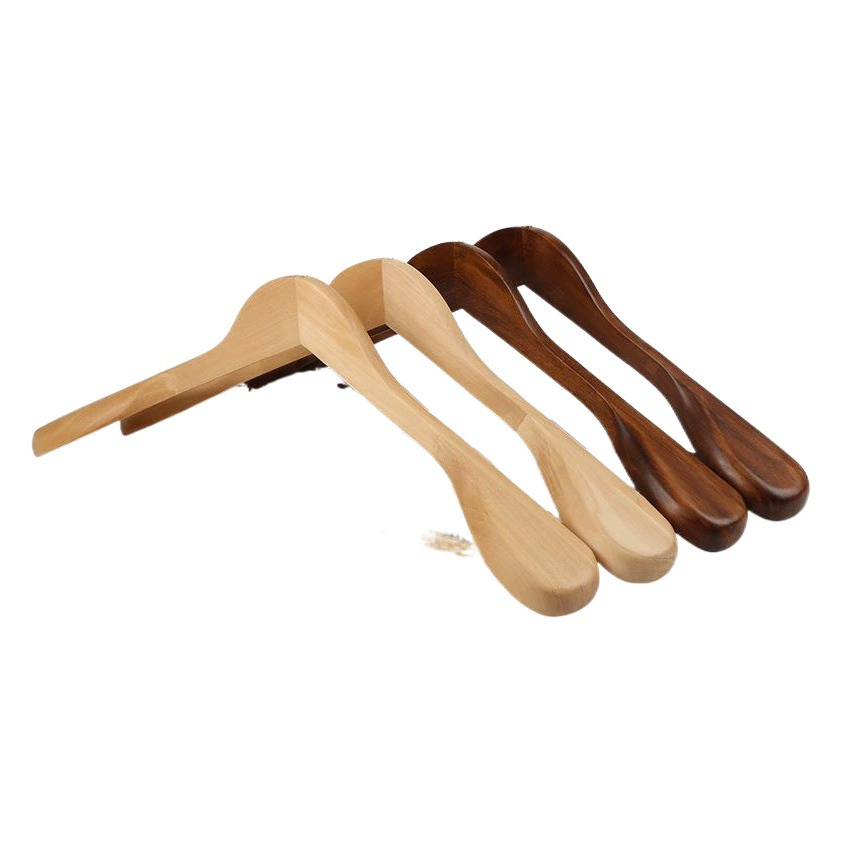 Cloud Analysis Твердая деревянная вешалка Магазин одежды Отель High-end Деревянный костюм для взрослых Ретро Цветная широкая вешалка