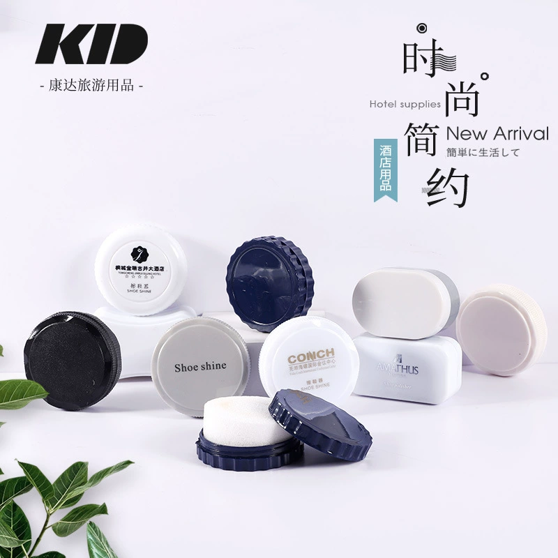 Отель губка одноразовый полировщик обуви Путешествия Портативная круглая кожаная обувь щетка для обуви чистящие средства оптовая продажа с фабрики