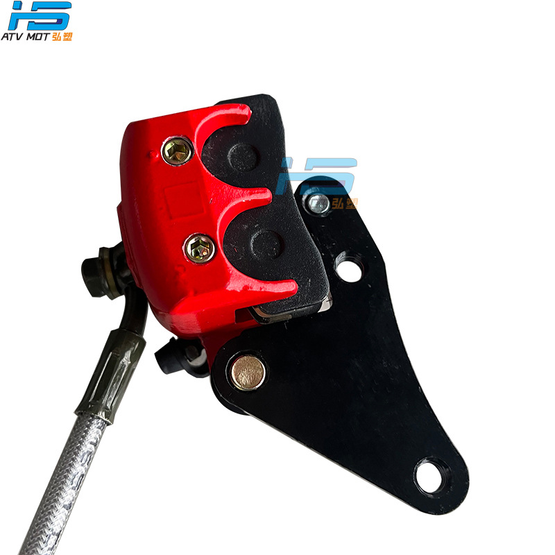 Off-Road Motorcycle Accessories 110 125Cc2 Piston Oil Rear Disc Brake Hydraulic Rear Brake Pump Caliper Bracket Assembly