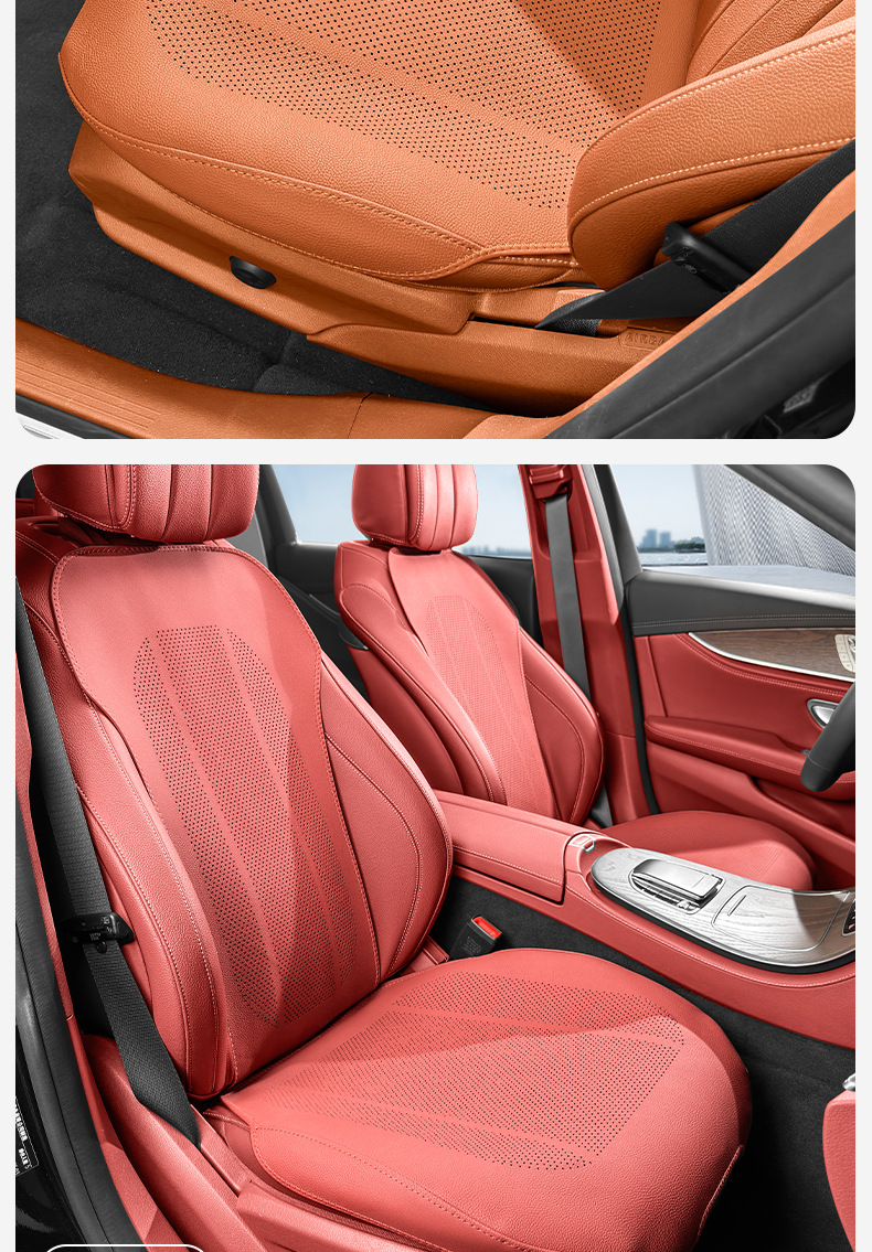 Suitable for Leapmotor Car Seat Cushions C10/C01/C11/C16/B10 Breathable All-Season Car Seat Cushion Full-Cover Seat Cover